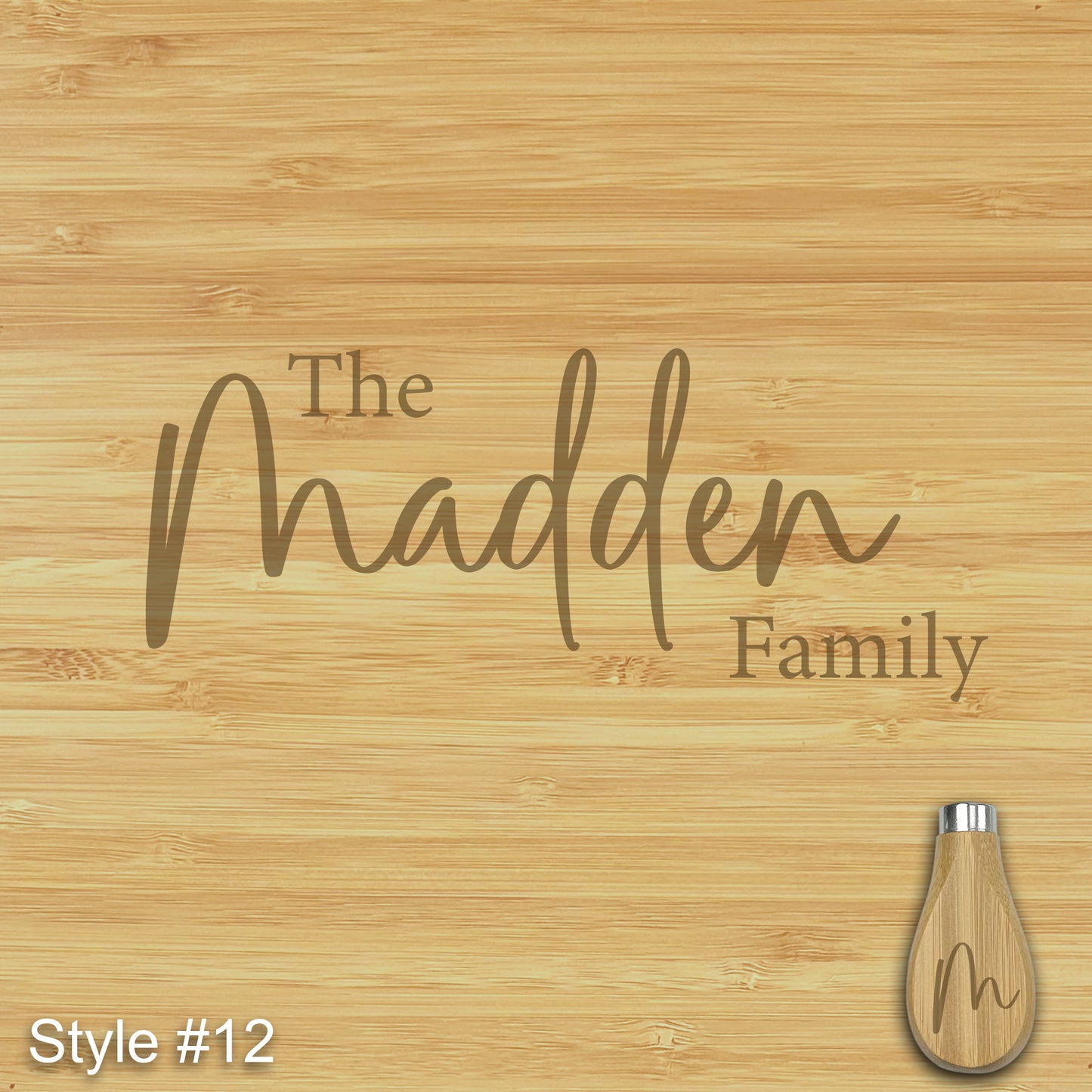 Custom Engraved Charcuterie Board and Tools with Side Drawers - 16"(31") x 13"
