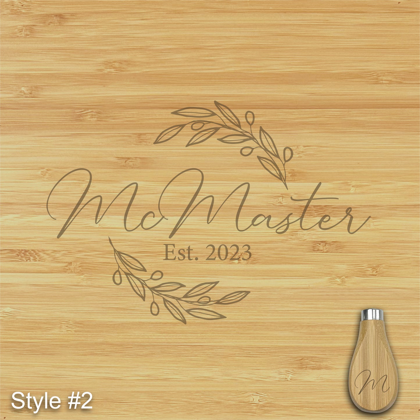 Custom Engraved Charcuterie Board and Tools with Side Drawers - 16"(31") x 13"
