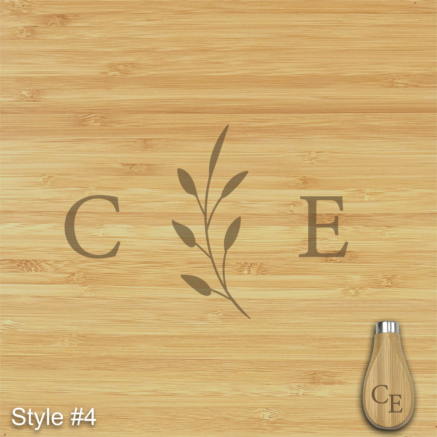 Custom Engraved Charcuterie Board and Tools with Side Drawers and Bamboo Serving Plate - 16"(31") x 13"